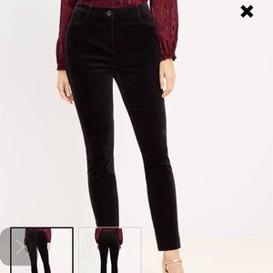 ☄️2 HR SALE☄️Ann Taylor Velvet Curvy Skinny Jeans with Stretch, 14